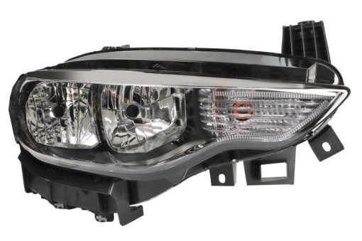 Far dreapta (H15/H7/PY21W, electric, cu motor, culoare insert: negru) potrivit FIAT TIPO 356 10.15-09.20