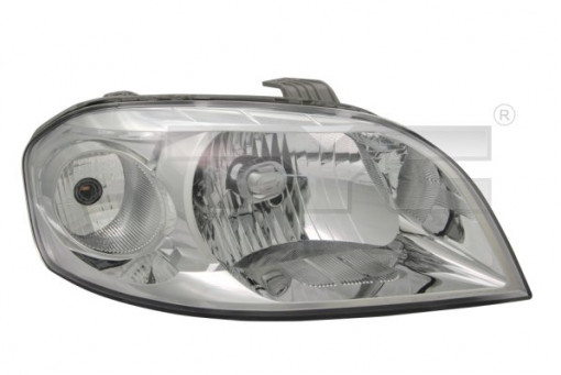 Far dreapta (H4, electric, cu motoras, fundal cromat) CHEVROLET AVEO / KALOS