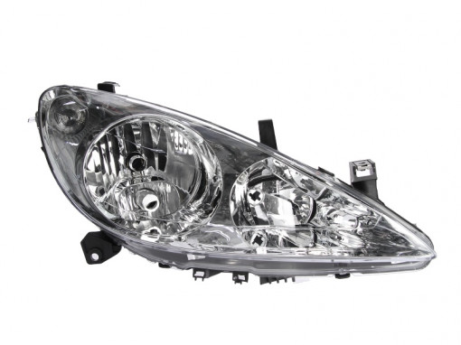 Far Dreapta (halogen, H1/H7/W5W, electric, cu motor, culoare semnalizator: transparent) potrivit PEUGEOT 307, 307/KOMBI -06.05