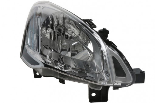 Far Dreapta (halogen, H4/W5W, electric, cu motor, culoare semnalizator: transparent) potrivit CITROEN BERLINGO, BERLINGO MULTISPACE, BERLINGO/MINIVAN; PEUGEOT PARTNER