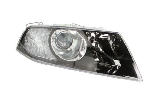Far fata Dreapta (H1/H7, electric, cu motor, culoare insert: negru) potrivit SKODA OCTAVIA II