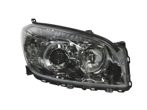 Far fata Dreapta (H11/HB3, electric, fara motoras, culoare insert: cromat) potrivit TOYOTA RAV 4 III