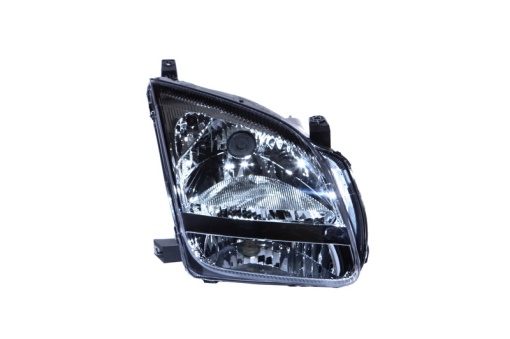 Far fata Dreapta (H4, electric, fara motoras, culoare insert: argintiu, culoare semnalizator: transparent) potrivit SUZUKI IGNIS I, IGNIS II