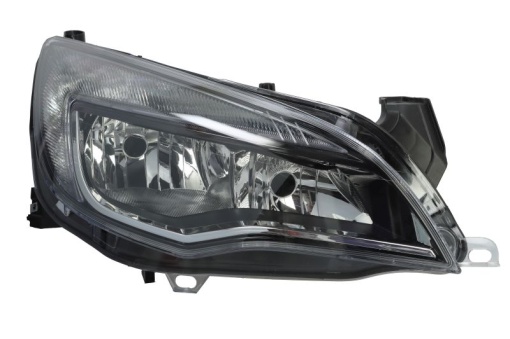 Far fata Dreapta (H7/H7/W21, electric, cu motor, culoare insert: negru) potrivit OPEL ASTRA J, ASTRA J GTC 09.12-