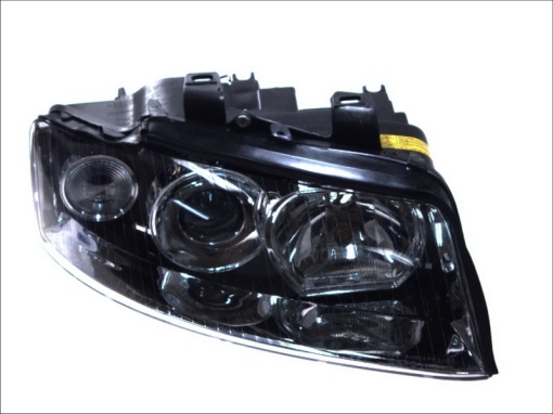 Far fata Dreapta (xenon, D1S/H7, electric, fara motoras, culoare insert: negru, culoare semnalizator: transparent) potrivit AUDI A4 B6