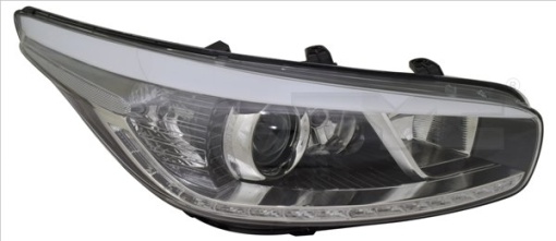 Far fata Stanga (3*H7/LED, electric, cu motor) potrivit KIA CEE'D, PRO CEE'D 10.12-06.18