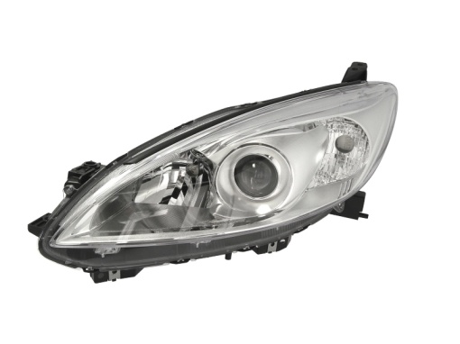 Far fata Stanga (H11/HB3, electric, fara motoras, culoare insert: cromat, culoare semnalizator: transparent) potrivit MAZDA 5