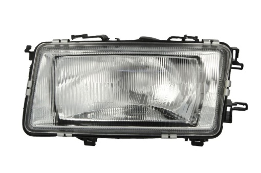 Far fata Stanga (H4, electric, fara motoras, culoare insert: argintiu) potrivit AUDI 80 B3, COUPE B2, COUPE B3, QUATTRO 01.86-12.91