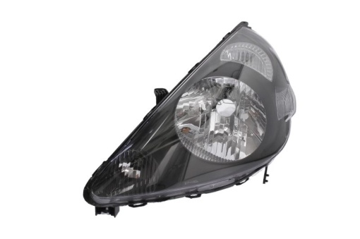 Far fata Stanga (H4/W5W/WY21W, electric, fara motoras, culoare insert: negru, culoare semnalizator: alb) potrivit HONDA JAZZ II -07.08