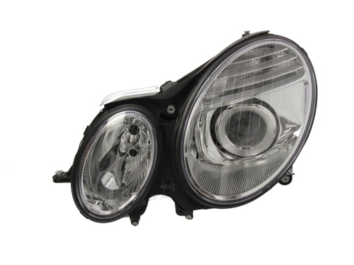 Far fata Stanga (H7, electric, cu motor, culoare insert: cromat, culoare semnalizator: transparent) potrivit MERCEDES E T-MODEL (S211), E (VF211), E (W211) 03.02-07.09