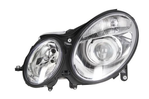 Far fata Stanga (H7, electric, cu motor, culoare insert: cromat, culoare semnalizator: transparent) potrivit MERCEDES E T-MODEL (S211), E (VF211), E (W211)