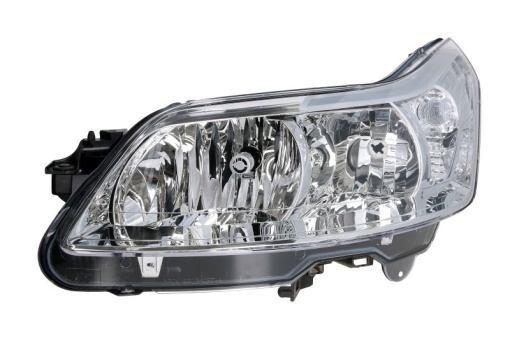 Far fata Stanga (halogen, H1/H7, electric, cu motor, culoare insert: cromat, culoare semnalizator: transparent) potrivit CITROEN C4, C4 I -07.11 - Img 1