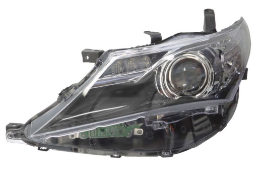 Far fata Stanga (HIR2/LED/PY21W, electric, cu motor, culoare insert: negru) potrivit TOYOTA AURIS -03.15
