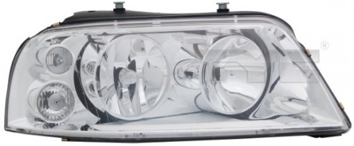 Far stanga (H1/H7, reglaj electric, cu motoras, fundal cromat) SEAT ALHAMBRA VW SHARAN 2000-2010