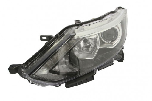 Far stanga (H11/H7, reglaj electric, cu motoras) NISSAN QASHQAI 2013-2017