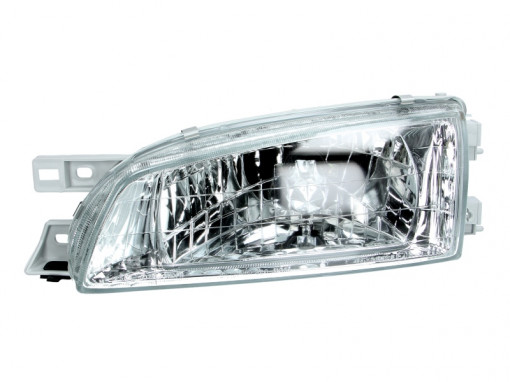 Far Stanga (H4, electric, fara motoras, culoare insertie: cromat, culoare semnalizator: transparent) potrivit SUBARU IMPREZA