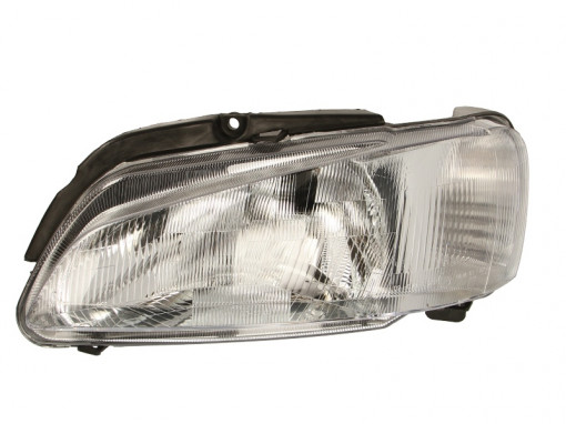 Far stanga (H4, electric, manual, fundal argintiu) PEUGEOT 106 II