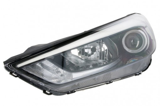 Far Stanga (H7/H7/LED, electric, cu motor) potrivit HYUNDAI TUCSON, TUCSON/SUV -07.18