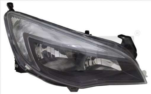 Far Stanga (H7/H7/W21, electric, cu motor, culoare insertie: negru) potrivit OPEL ASTRA J, ASTRA J GTC -06.15