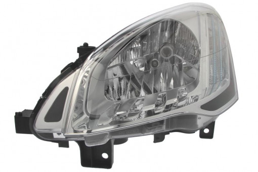Far Stanga (halogen, H4/W5W, electric, cu motor, culoare semnalizator: transparent) potrivit CITROEN BERLINGO, BERLINGO MULTISPACE, BERLINGO/MINIVAN; PEUGEOT PARTNER, PARTNER TEPEE - Img 1