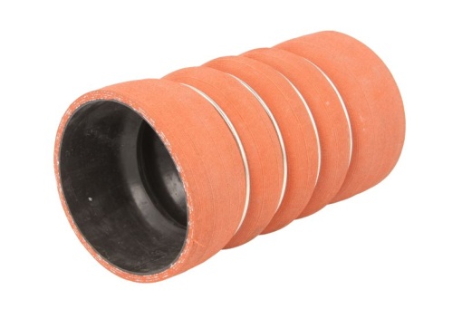 Furtun intercooler (80mmx105mm, rosu) potrivit SETRA 400, 500 OM457.941-OM942.911 10.01-