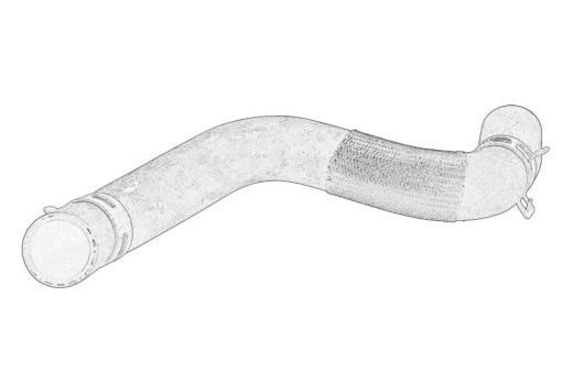 Furtun radiator inferior potrivit HYUNDAI I40 I CW 1.7D 07.11-05.19