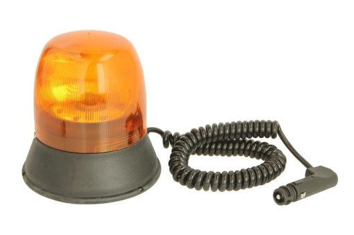 Girofar (portocaliu, 12/24V, light bulb, H1, 55/70W, fixare magnetica, lungime cablu; 1,95m)