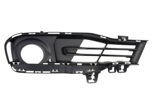 Grila bara fata Stanga (cu orificii proiector ceata, plastic, negru) potrivit BMW 3 (F30, F80), 3 (F31); MAZDA 3 11.11- 09.14-