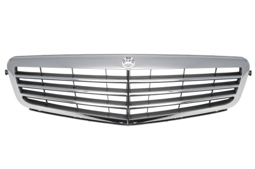 Grila fata clasic/ELEGANCE, crom/gri MERCEDES Clasa C intre 2007-2012