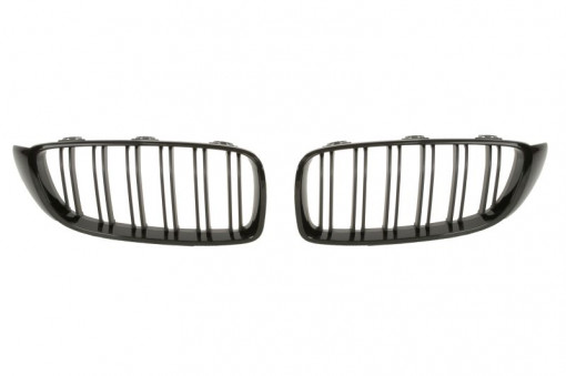 Grila fata Dreapta/Stanga set, M-PACHET, negru/negru lucios potrivit BMW 4 F32, F82, 4 F33, F83 1.5-3.0D 07.13-07.20 07.13-02.17