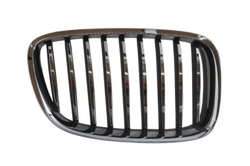 Grila radiator Dreapta (crom/negru) potrivit BMW 5 GRAN TURISMO (F07) 2.0D-4.4 01.09-02.17