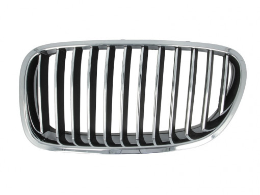 Grila radiator Stanga (crom/negru) potrivit BMW 5 (F10), 5 (F11) 2.0-4.4 06.09-02.17