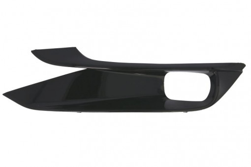 Grila ventilatie bara fata stanga (cu orificii lampa ceata, plastic, negru lucios) potrivit TOYOTA SIENNA 05.20-