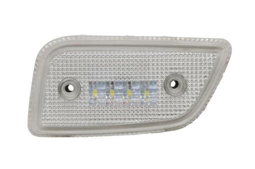 Lumina clarificare stanga, alb, LED, in relief, 24V potrivit MERCEDES ACTROS MP4 / MP5 07.11-