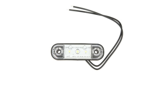 Lumina delimitare stanga/dreapta, forma: dreptunghiular, alb, LED, inaltime 24,2mm; latime 83,8mm; adancime 10,4mm lungime cablu 230mm, 12/24V