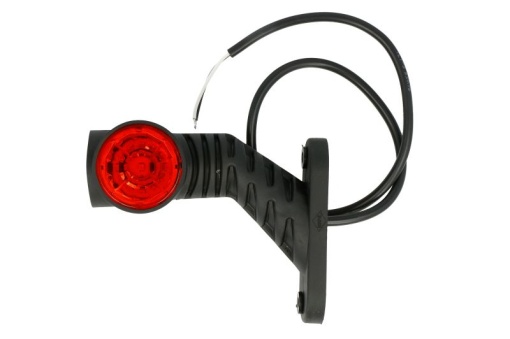 Lumina delimitare stanga, portocaliu/rosu/alb, LED lungime cablu 500mm, pe brațul mediu-lung, 12/24V - Img 1