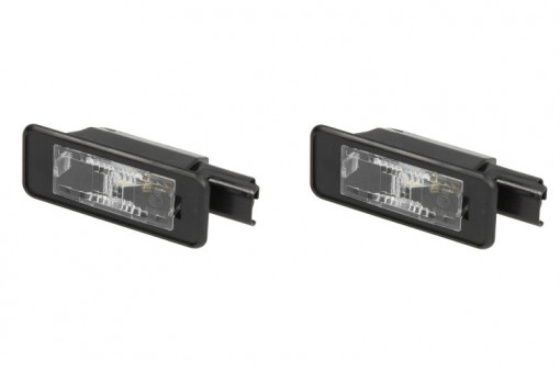Lumina numar inmatriculare LED, 2 buc., 12V, potrivit CITROEN C4 GRAND PICASSO I, C4 PICASSO I, C5 III, DS4; PEUGEOT 208 I, 308, 508 I 10.06-