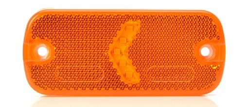 Lumini clarificare stanga/dreapta, forma: oval, dreptunghiular, portocaliu, LED, inaltime 45mm; latime 105mm; adancime 12mm, în relief/suprafata, lungime cablu 220mm, cu cuier, 12/24V
