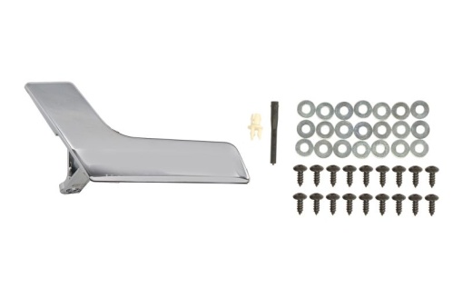 Maner usa Fata/Spate Stanga (interior, crom/negru) potrivit MERCEDES C (C204), C T-MODEL (S204), C (W204), GLK (X204) 1.6-6.2 01.07-