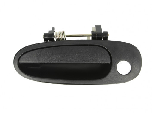 Maner usa Fata Stanga (extern, cu orificiu pentru incuietoare, negru) potrivit TOYOTA COROLLA, RAV 4 I 1.3-2.0D 05.92-06.00