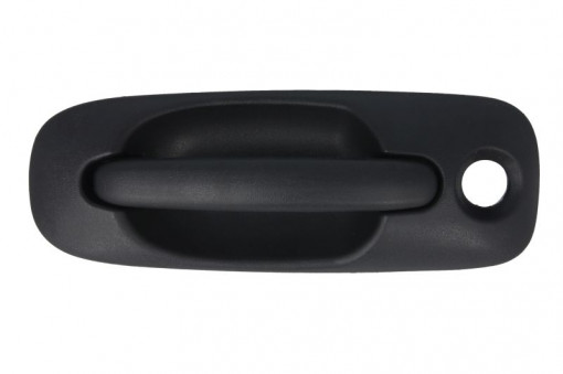 Maner usa parte stanga (exterior, cu orificii inchidere, negru) potrivit CHRYSLER TOWN & COUNTRY, VOYAGER; DODGE CARAVAN 02.00-12.08