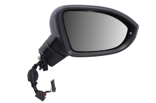 Oglinda dreapta (electric, cu memorie, convex, cu incalzire, asistent pentru schimbarea benzii, subacoperit, pliabil electric, cu semnalizator) potrivit VW ID.3 09.19-
