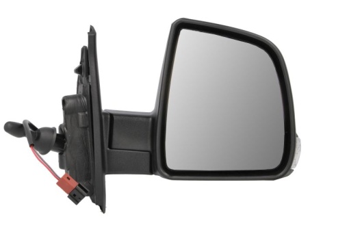 Oglinda dreapta (mecanica, convex, grund) potrivit FIAT DOBLO II; OPEL COMBO D 09.14-12.22 - Img 1