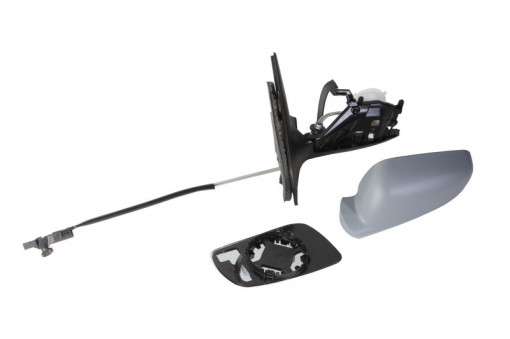Oglinda laterala Stanga (mecanic, asferica, capac) potrivit VW BORA, BORA I, GOLF IV, PASSAT B5.5, POLO III CLASSIC
