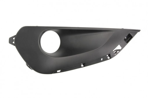 Ornament bandou bara fataStanga cu locas proiector, plastic, negru, potrivit PEUGEOT 208 I, 208 II, 208/HATCHBACK 03.12- 03.15-