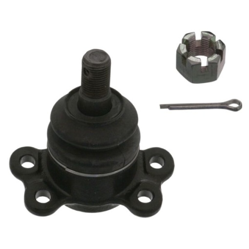 Pivot axa Dreapta/Stanga (superior fata) (diametru con 17,6mm, cu piuliță coroană) potrivit DAEWOO KORANDO, MUSSO; SSANGYONG KORANDO, MUSSO, MUSSO SPORTS 2.2D-3.2 12.88-