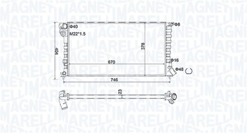 Radiator motor (Automat/Manual) potrivit CITROEN BERLINGO, BERLINGO/MINIVAN, XSARA, XSARA/HATCHBACK, XSARA/KOMBI; PEUGEOT 306, 306/HATCHBACK, PARTNER, PARTNER/MINIVAN 1.8D/1.9D