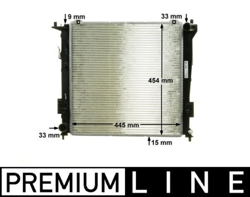 Radiator motor (Manual) potrivit HYUNDAI I30; KIA CEE'D, PRO CEE'D 1.6D