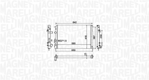 Radiator motor (Manual) potrivit RENAULT MEGANE I, MEGANE I CLASSIC, MEGANE I COACH, MEGANE SCÉNIC, SCENIC I 1.4-2.0