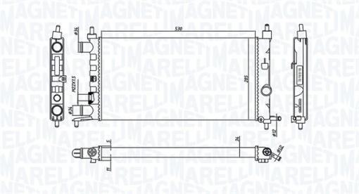 Radiator motor potrivit OPEL CORSA B 1.0/1.2